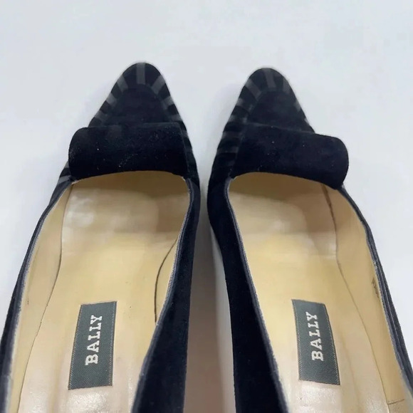Bally Suede Juliette Pumps Heels - Picture 9 of 10
